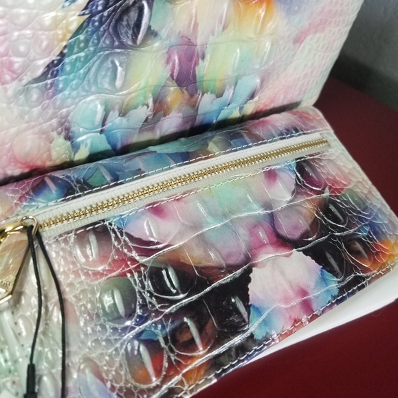 Brahmin Prism Ombre Katie & Ady Wallet Set NWT - Picture 6 of 13